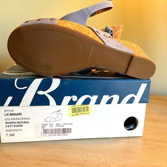 Lucky Brand Shoes - Lucky Brand. Minari . Soft Suede Blue. NEW 7.5